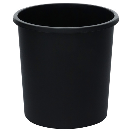 Корзина для бумаг СТАММ цельная, 18л, черная КР41 6.jpg