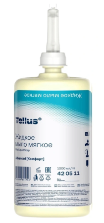 Жидкое мыло S1 TELLUS мягкое, 1000мл, категория качества Комфорт (Россия)   6штуп, 420511