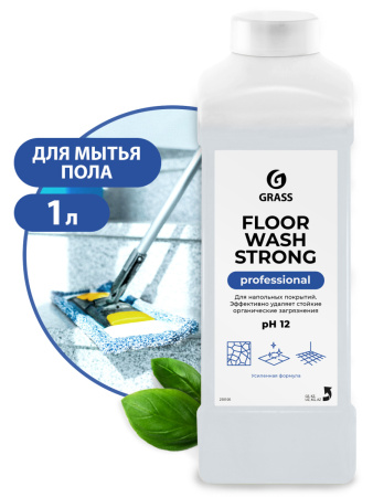Средство для мытья пола (щелочное)  Floor wash strong, концентрат, 1л   12 шт/уп арт.250100 444.jpg