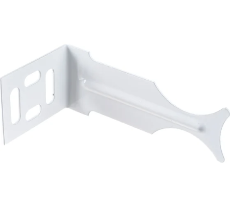 Кронштейн для ралиатора отопления, угловой универсальный (белый)