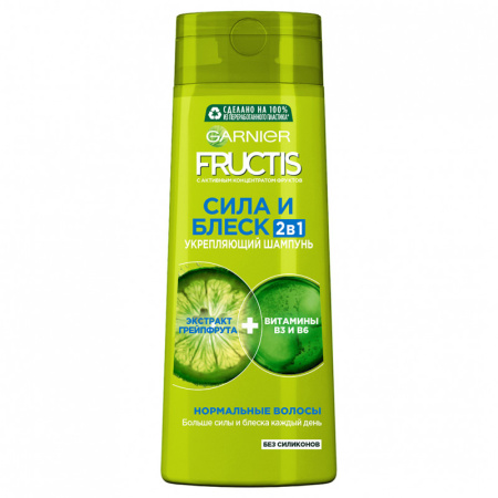 Шампунь 400мл.Fructis укрепляющий 2в1 Сила и блеск для нормальных волос 60.jpeg