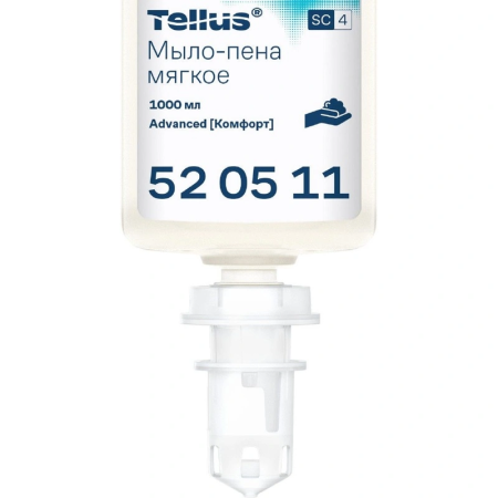 Мыло-пена S4 TELLUS мягкое 1000мл, категория качества Комфорт 6штуп, 520511