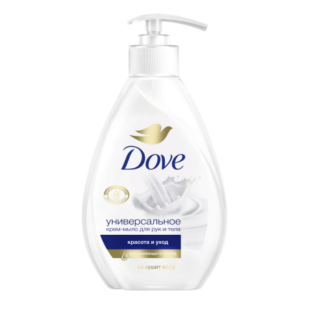 Жидкое мыло-крем 250мл. Dove Красота и уход дозатор