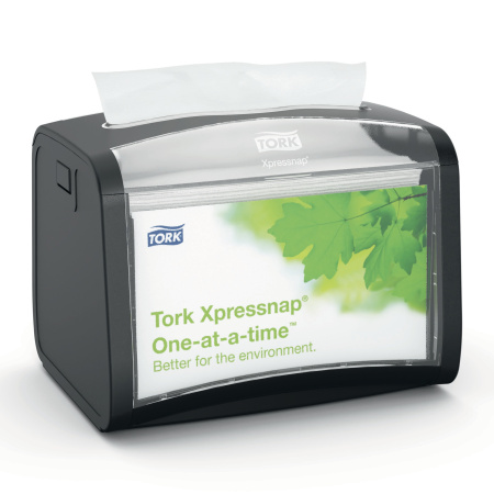 Диспенсер для салфеток Tork настольный N4, чёрный 272611 2