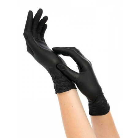 Перчатки нитриловые р.M Intro black ZKS черные 50 пар уп 32.jpg