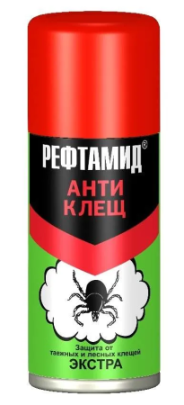 Аэрозоль Рефтамид Экстра Антиклещ 100мл