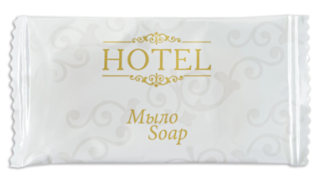 Мыло туалетное  13г HOTEL, флоу-пак,  500штуп 00329