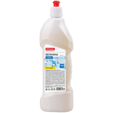 Белизна гель 750мл. OfficeClean ультра 3в1 20шт/уп 14.jpg