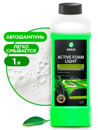 Моющее средство концентр. для бесконтакт. мойки авто (шампунь-пена) Active Foam Light (1л) 12шт/уп 2