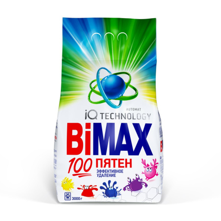 Стиральный порошок BiMAX автомат, 100 Пятен, 3кг 7.jpg