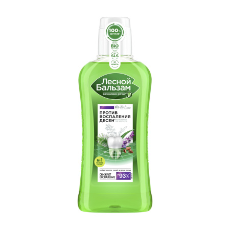 Ополаскиватель для полости рта Лесной бальзам Кедр и Шалфей 400мл