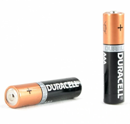 Батарейки DURACELL Basic, AAA (LR03, 24А), алкалиновые, мизинчиковые, по 1 шт.