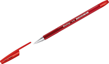 Ручка шариковая HIT красн, 0,5 Berlingo KS2917