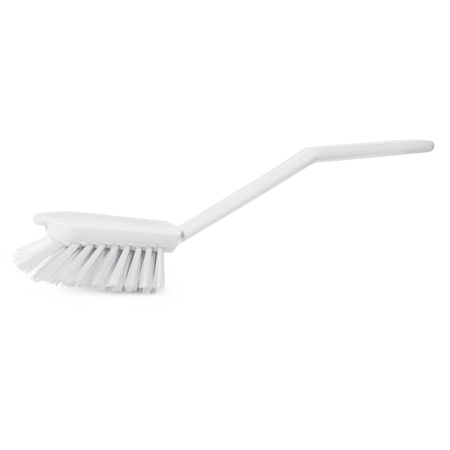 Щетка Haccper с короткой ручкой для мытья посуды, белая 864011W