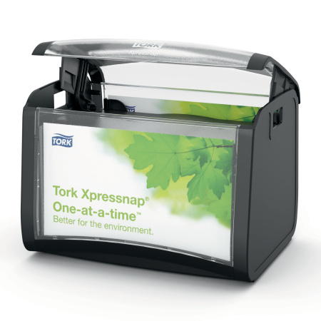 Диспенсер для салфеток Tork настольный N4, чёрный 272611 3