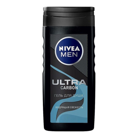 Гель для душа 250мл. Nivea муж Ultra Карбон