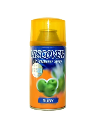 Освежитель воздуха сменный блок (баллон) 320мл Discover Ruby яблоко