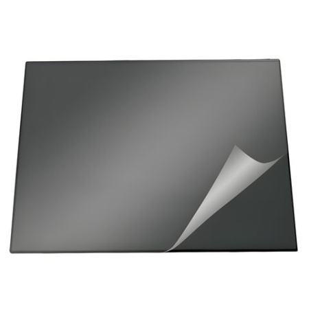 Коврик-подкладка настольный для письма (650х520 мм), c прозр/ листом, черный, DURABLE (Герм.)7203-01