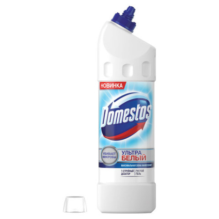 Чистящее средство Domestos, гель, Ультра Белый, 1000мл, 12шт/уп 10.jpg