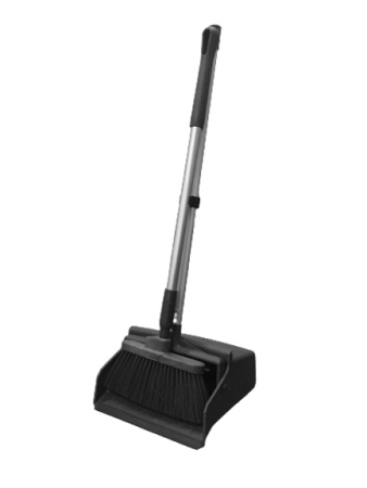 Набор для подметания Haccper совок-ловушка, щетка и рукоятка, черный 9222К 3.jpg