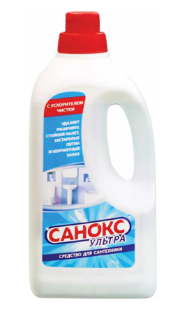 Чистящее средство для сантехники Санокс УЛЬТРА 1,1 кг 10штуп