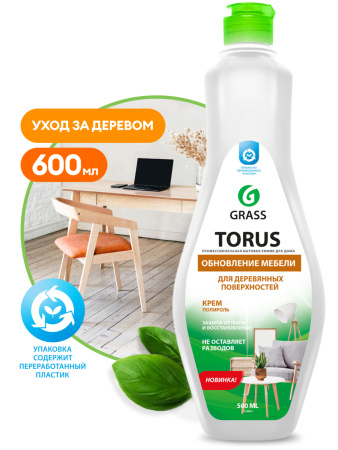 Очиститель крем-полироль для мебели Torus Cream (флакон 500 мл) 8шт/уп 125821 8.jpg