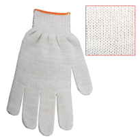 Перчатки х/б с ПВХ 10 класс, 32-34 г, 83 текс, LAIMA БЮДЖЕТ, белые, 601912 2