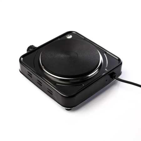 Плитка электрическая Luazon LHP-002 черная, 1 конфорка